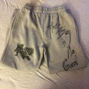 Gray Graphic Joggers
